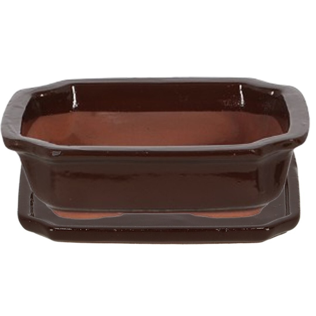 Květináč BLUMA 21 cm hnědý