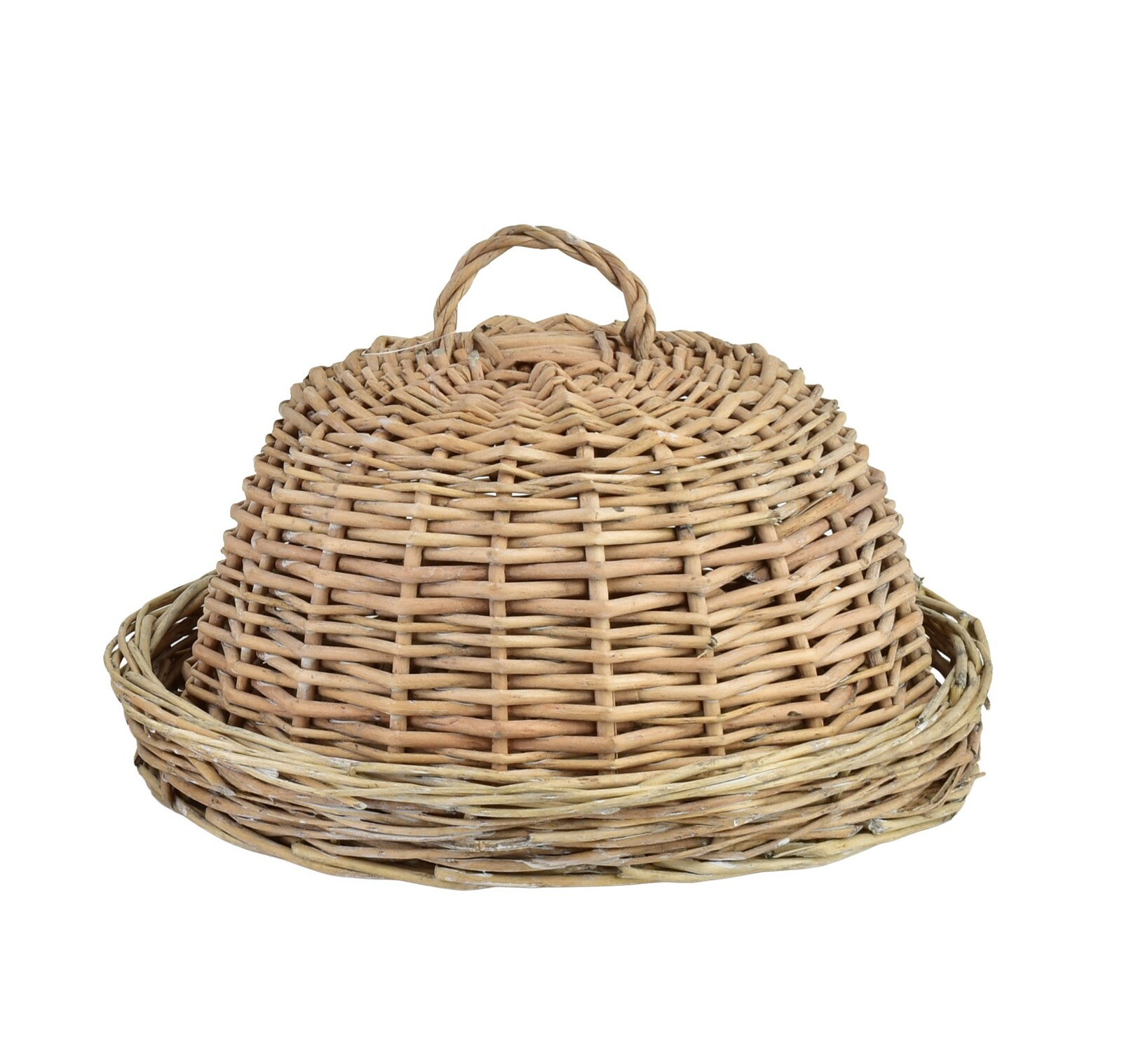 Proutěný podnos s víkem GUSTAV 30x18 hnědý