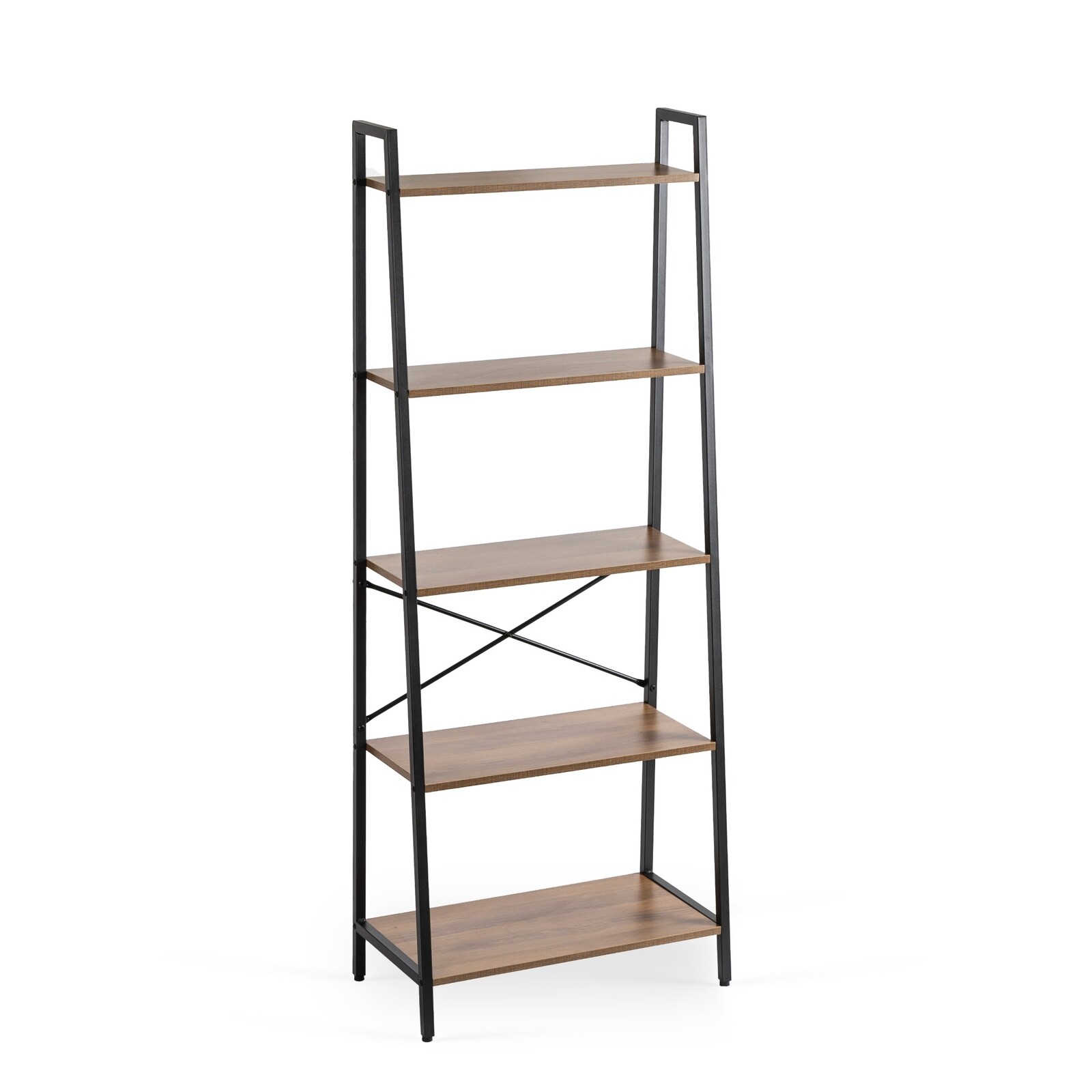 Regál Erva 64 cm ořech/černý