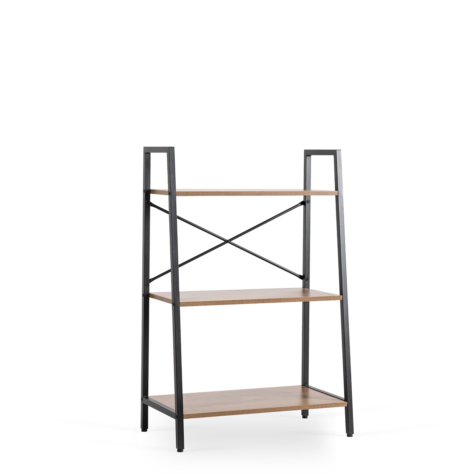 Regál Vior 64 cm ořech/černý