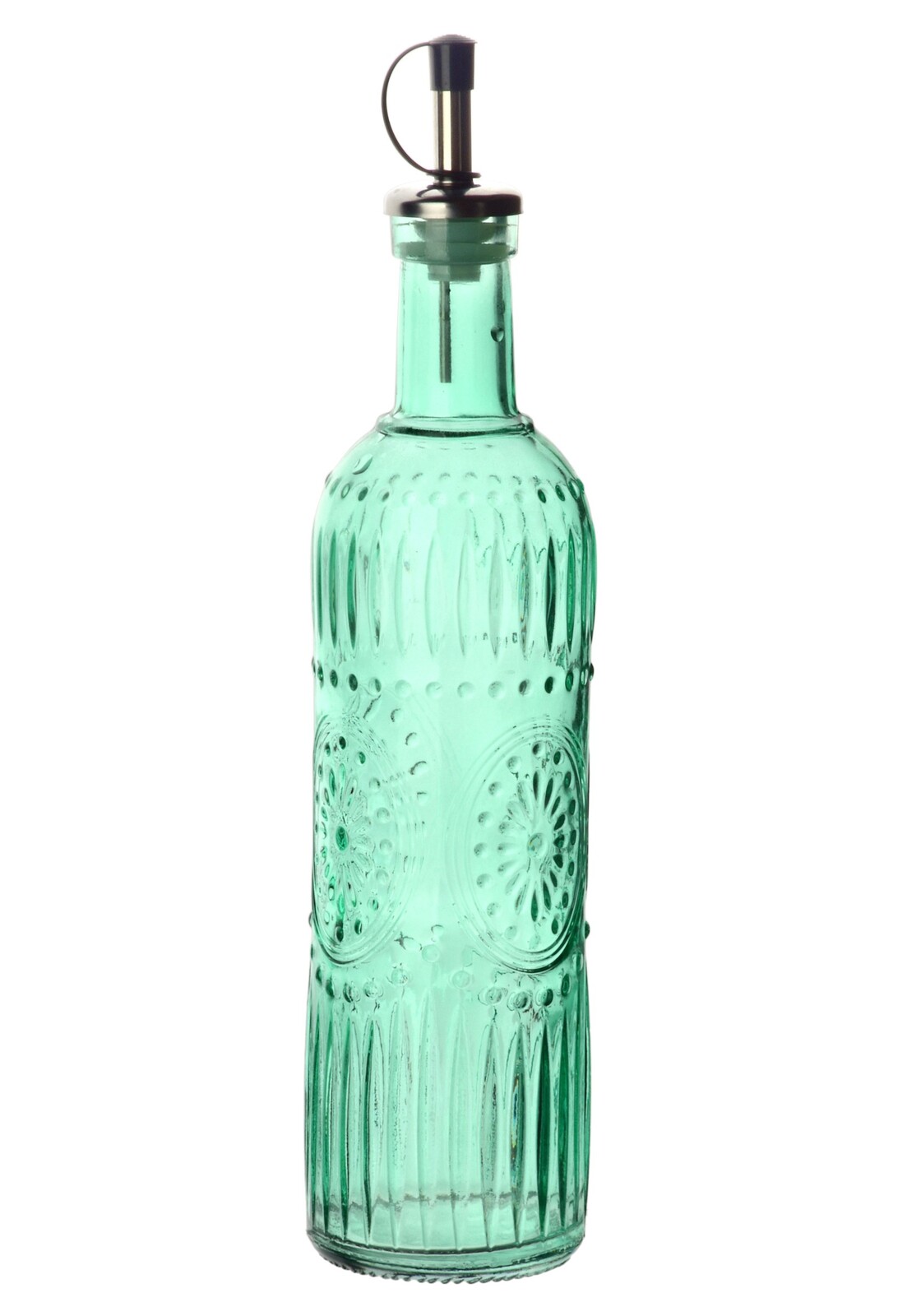 Skleněná láhev na olej ESSENZA 510 ml zelená
