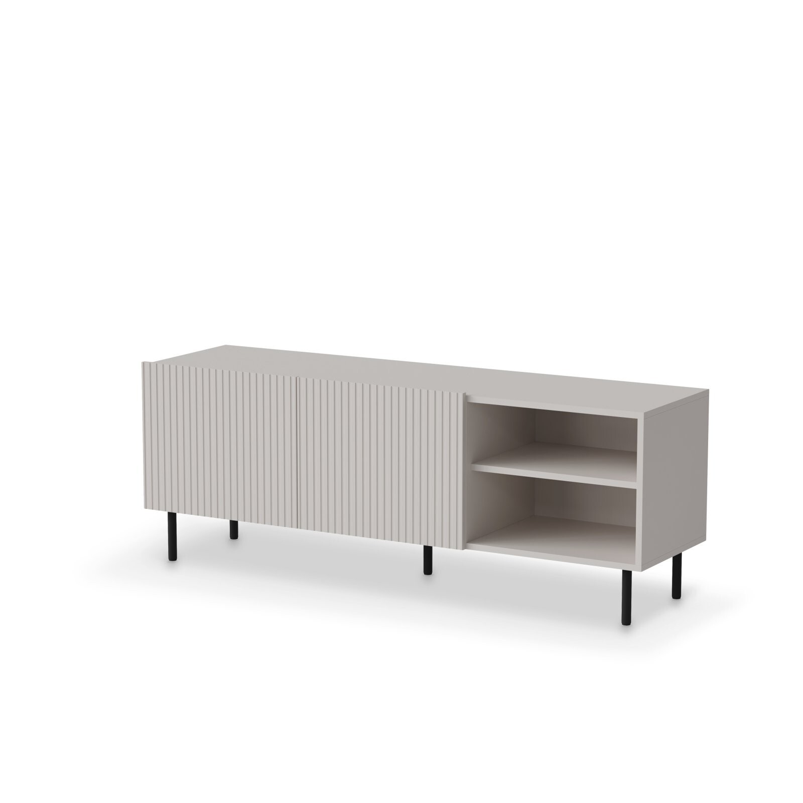 TV stolek Paxos 150 cm kašmír/černý