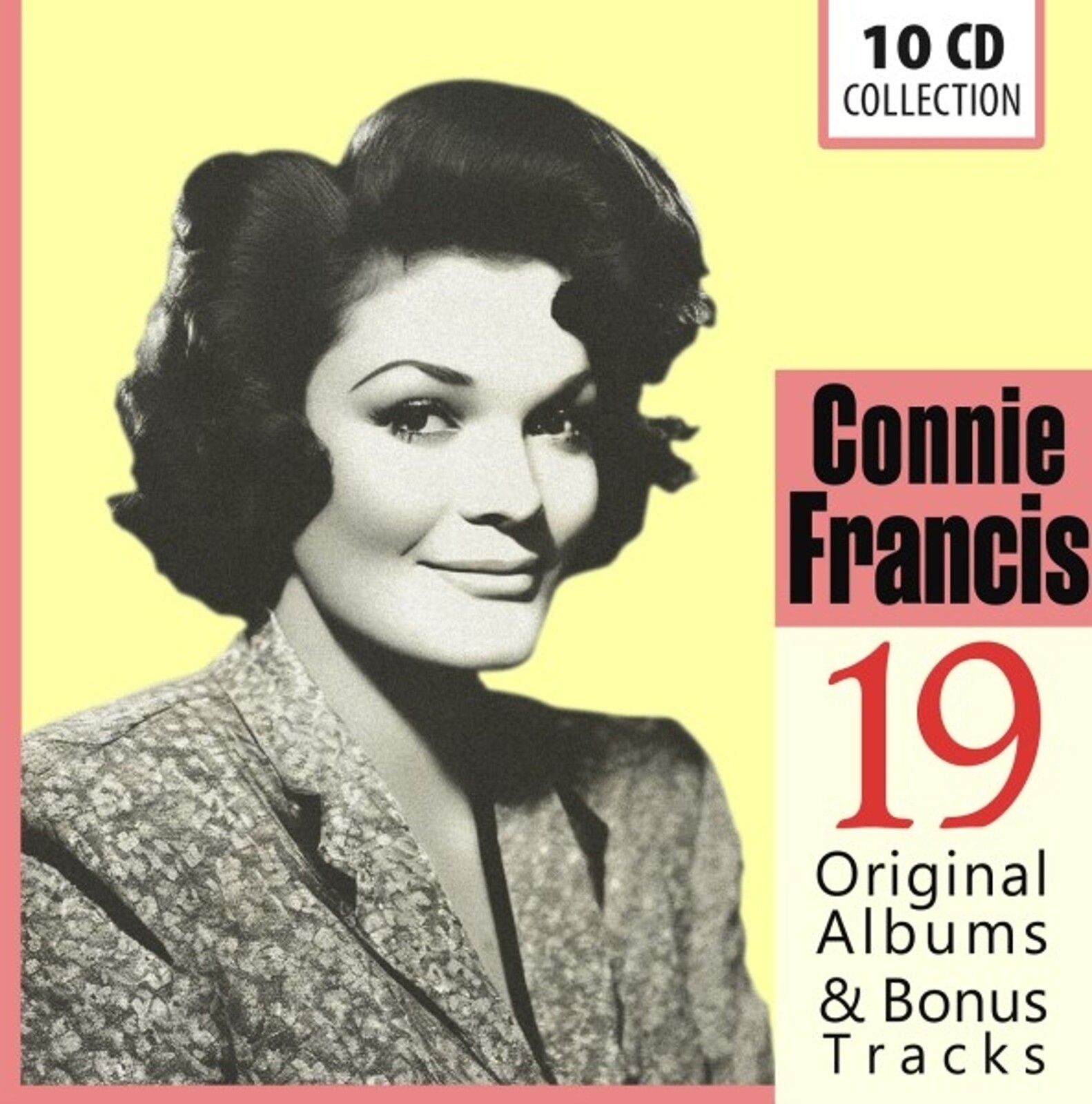 Connie Francis, 19 ORIGINAL ALBUMS & BONUS TRACKS, CD