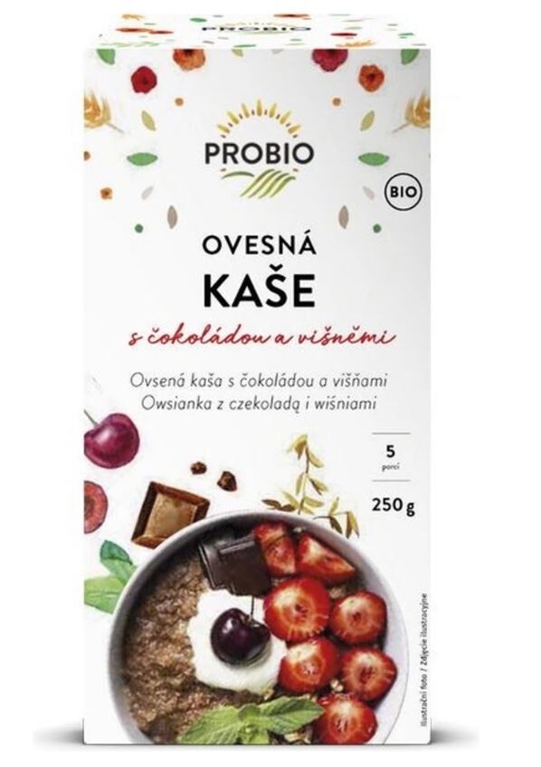 PRO-BIO, obchodni společnost s r.o. Akcia spotreba 09.07.2025 KASA ovsená čoko višne 250g 250g