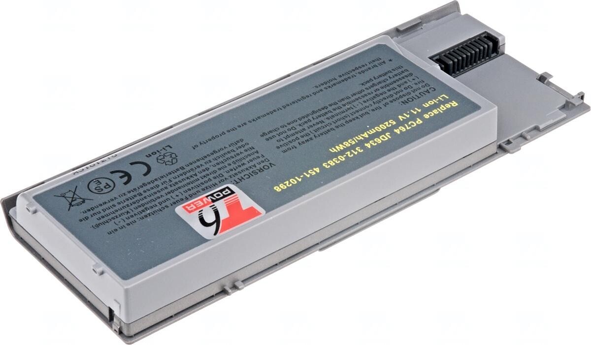 Batéria T6 Power Dell Latitude D620, D630, Precision M2300, 5200mAh, 58Wh, 6cell