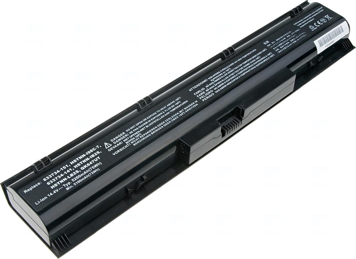Batéria T6 Power HP ProBook 4730s, 4740s, 5200mAh, 75Wh, 8cell