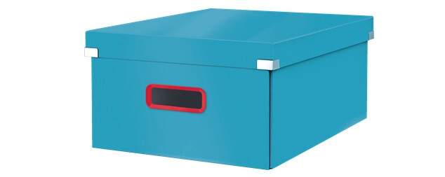 LEITZ Univerzálna krabica Click&Store COSY, veľkosť L (A3), pokojná modrá