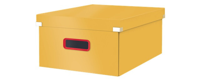 LEITZ Univerzálna krabica Click&Store COSY, veľkosť L (A3), teplá žltá