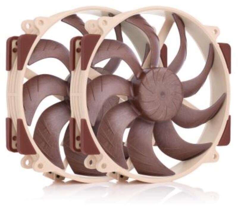 NOCTUA Ventilátory NF-A14x25r G2 PWM, Set 2 Ventilátorov, 140x140x25, PWM