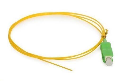 Pigtail SM 9/125, OS2, konektor SC (APC), LS0H, 1m
