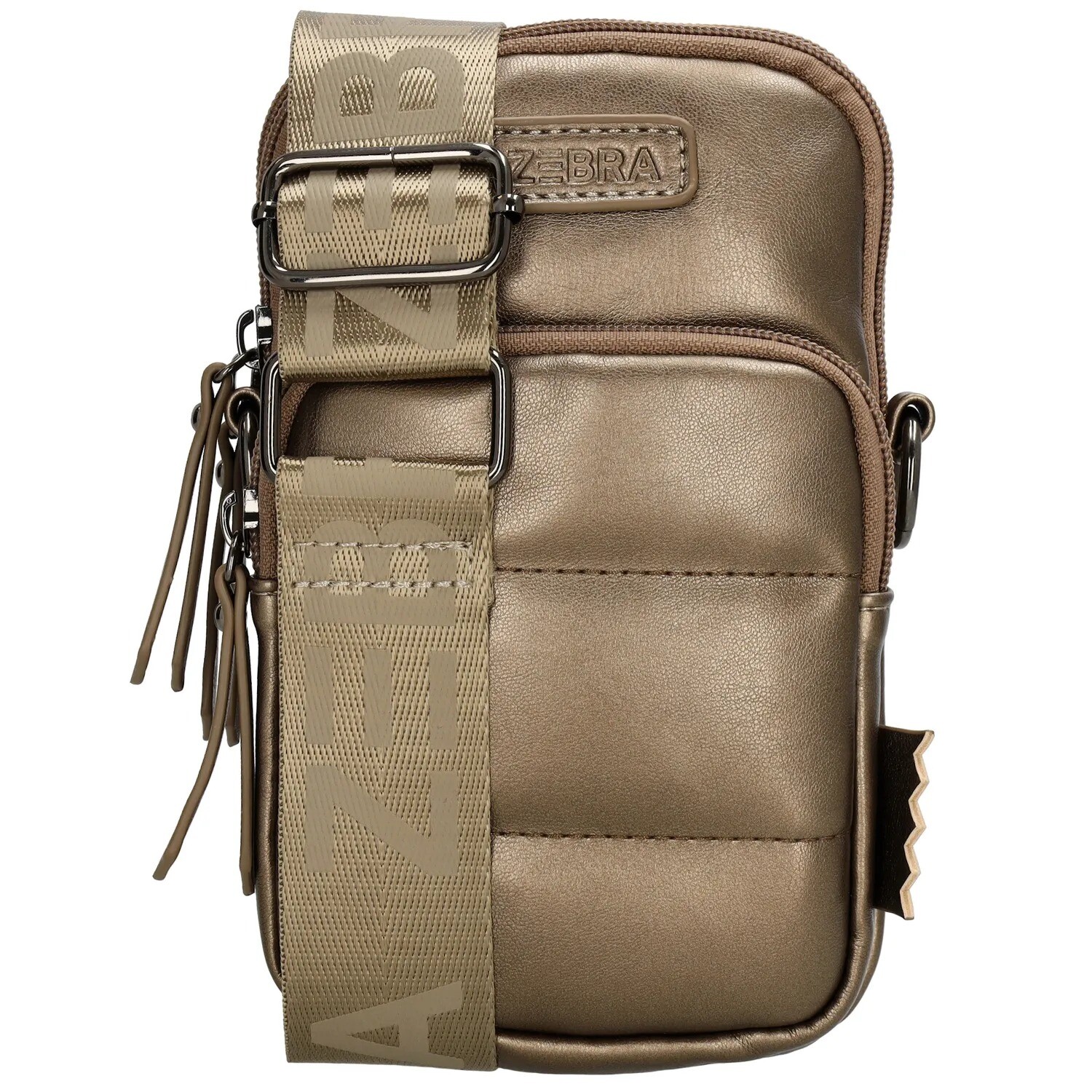 Elegantná kabelka na telefón - Evie - Zebra Trends - 19 x 13 x 4 cm - bronzová