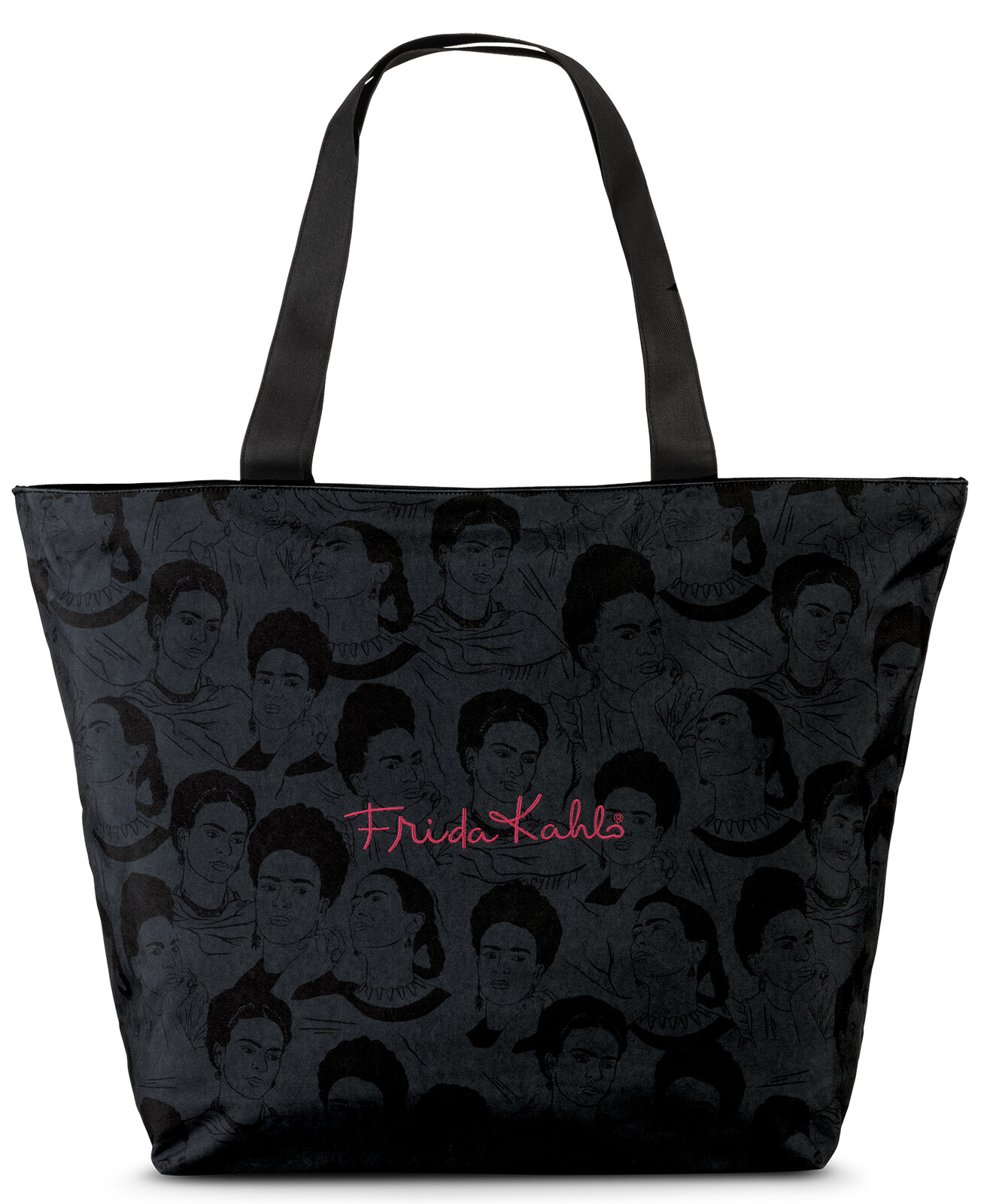 Dámska shopper taška Frida Kahlo 31 L - čierna
