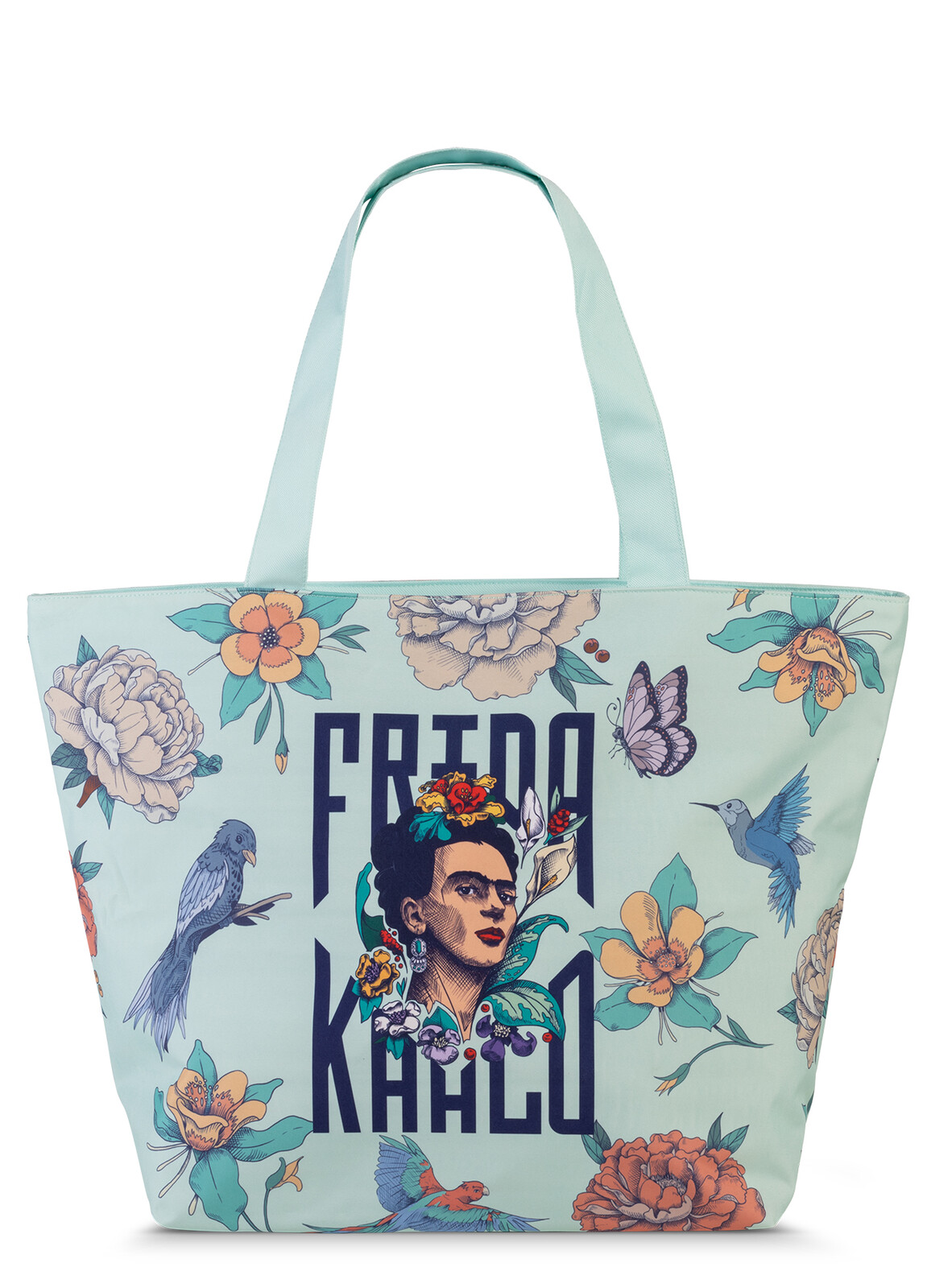 Dámska shopper taška Frida Kahlo 31 L - zelená