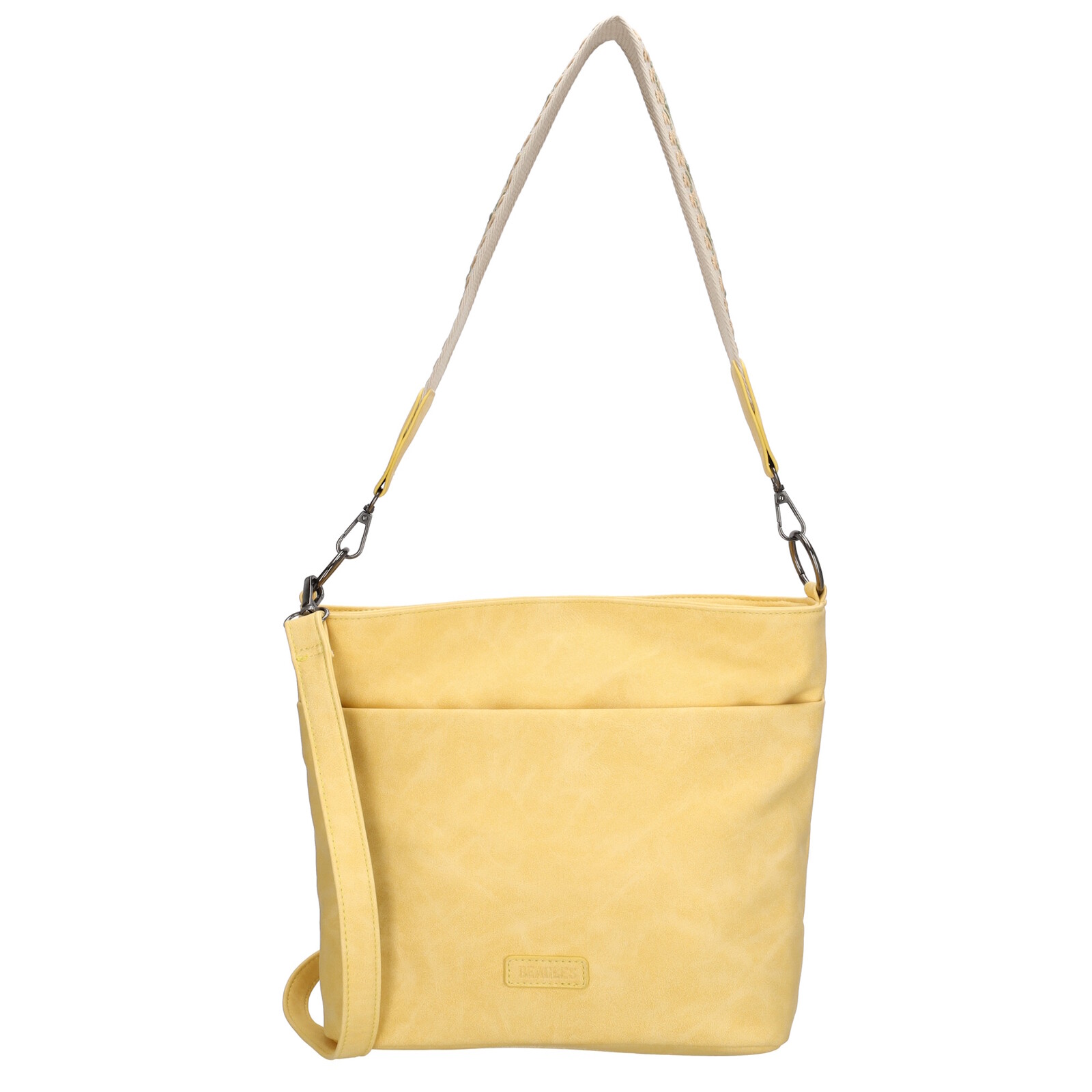 Dámska shopper taška Beagles Malaga - žltá