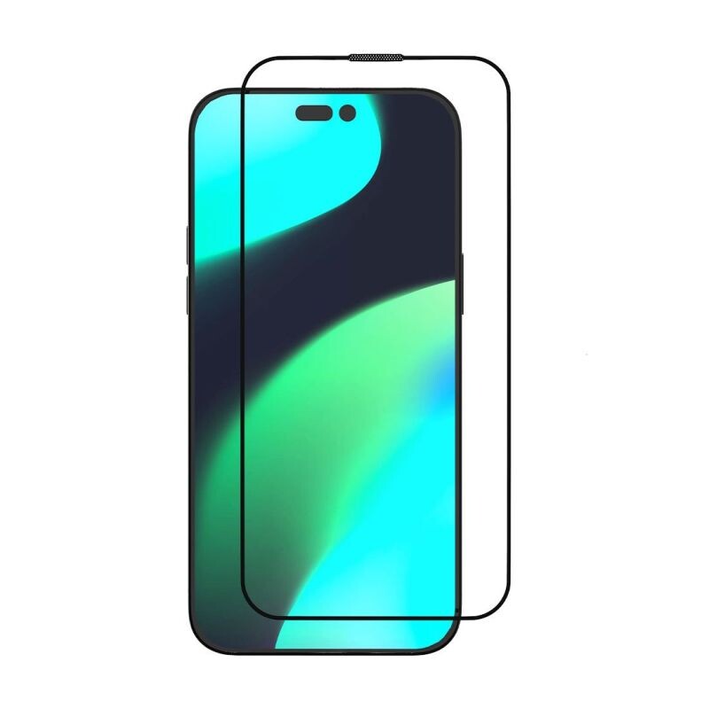 Devia ochranné sklo Star Series pre iPhone 16e141313 Pro - Black Frame 6938595370014