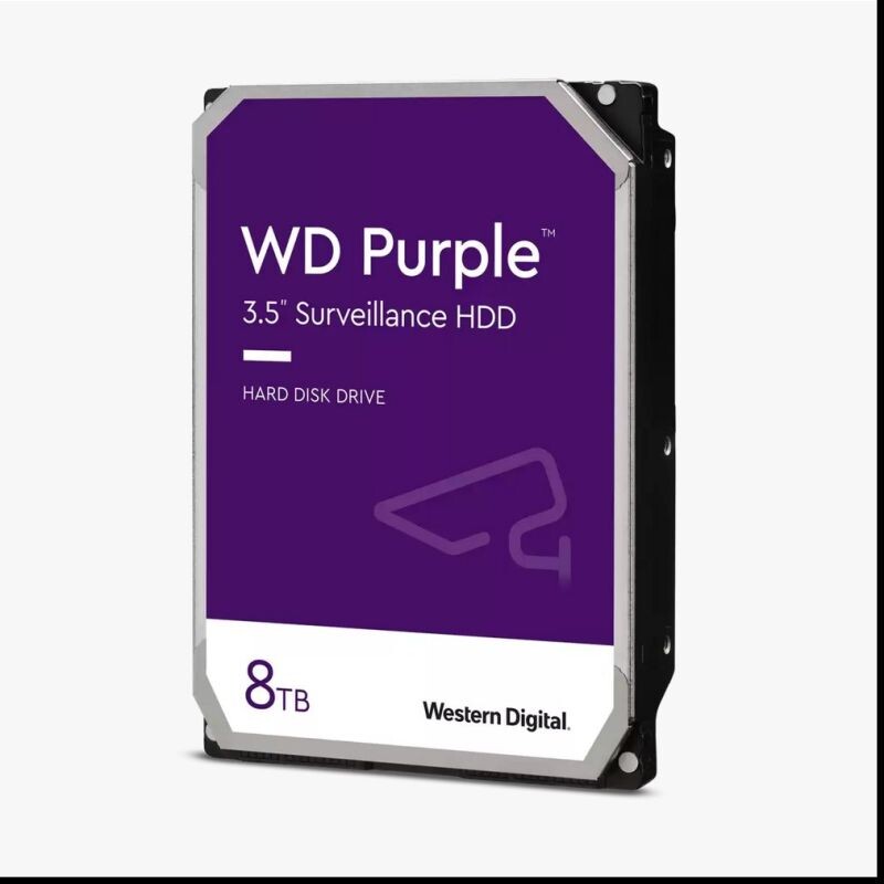 WD Purple NVR HDD 8TB SATA Recertified WD85PURZ#rec