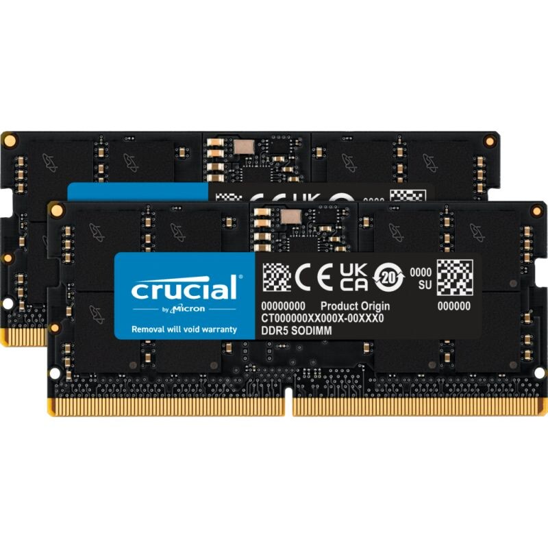 Crucial 96GB kit SODIMM DDR5 5600 CL46 CT2K48G56C46S5