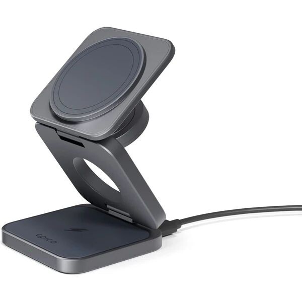 EPICO UltraBase Qi2 3in1 3in1 Fold Mag+ Wireless Charging Stand EF30 -space grey 9915112700005