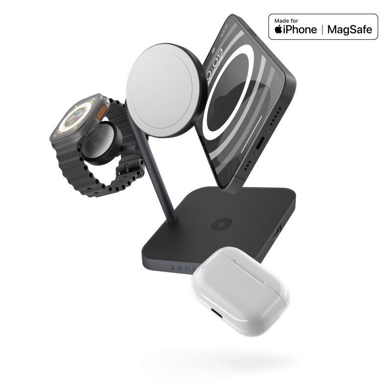 ZENS 4-in-1 MagSafe + Watch Wireless Charging Station ZEAPDC01
