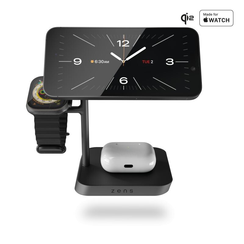 ZENS Office Charger Pro 3  Qi2 Magnetic charger  MagSafe compatible ZEDC25B