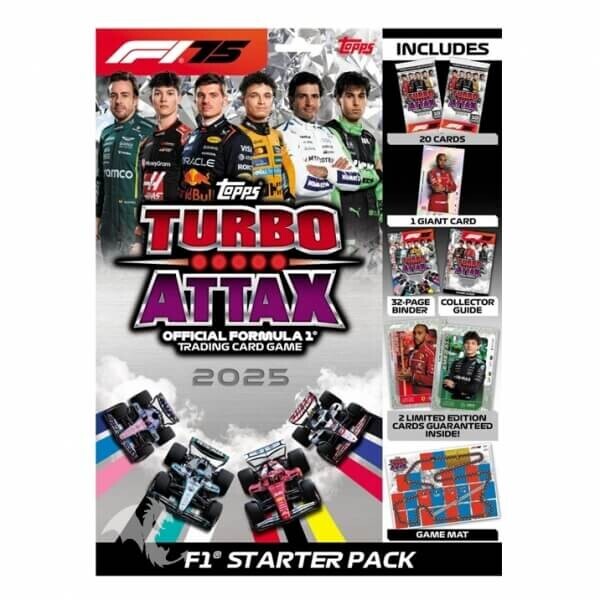 Topps 2025 Topps Turbo Attax F1 Formula 1 Starter Pack