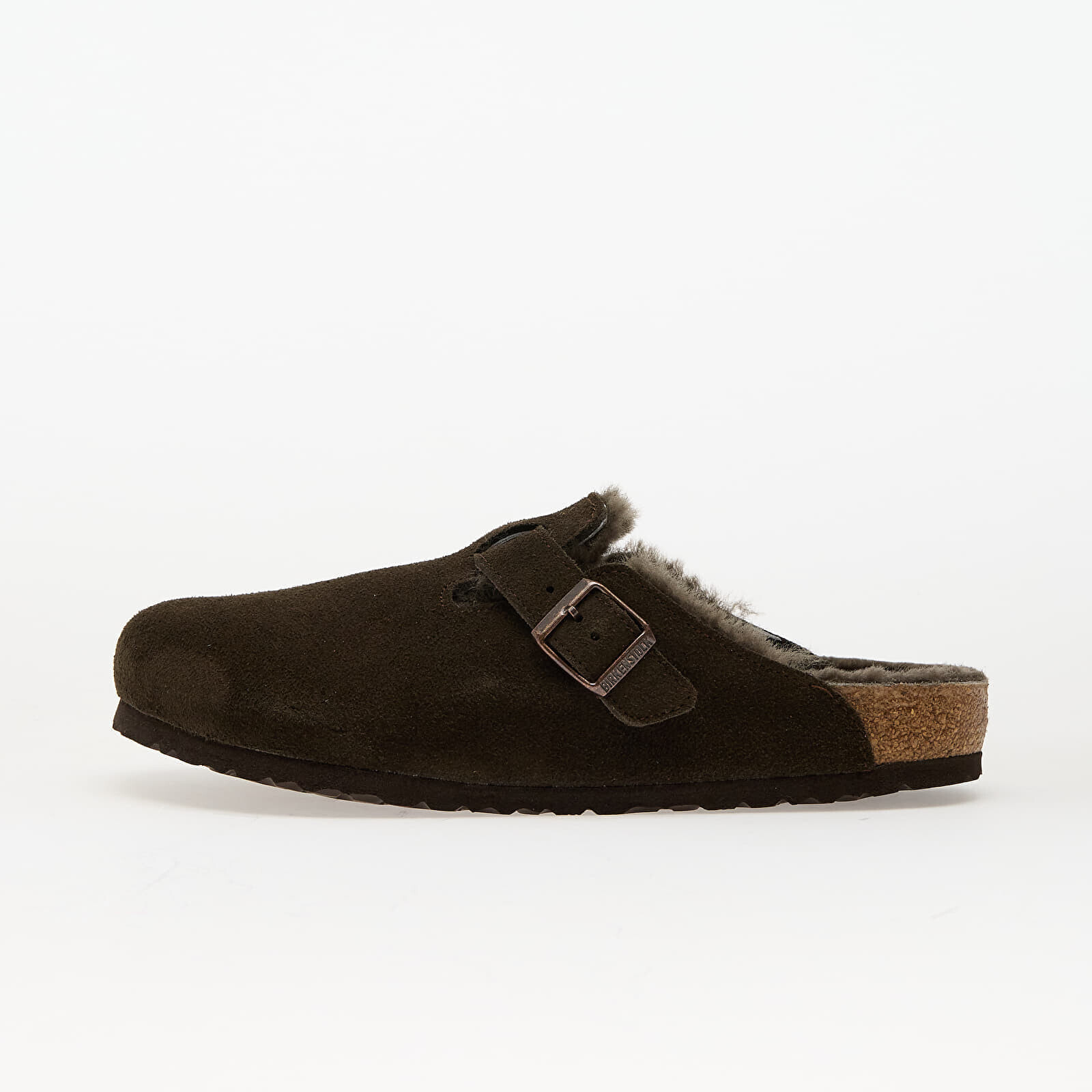 Tenisky Birkenstock Boston Shearling Suede Leather/ Fur Mocca EUR 43