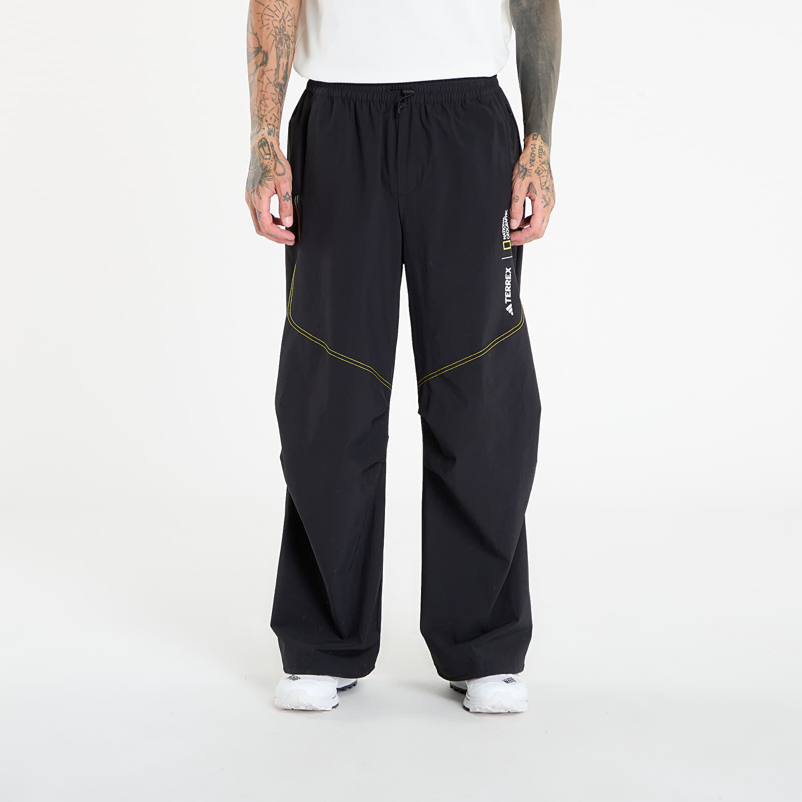 Kalhoty adidas National Geographic AEROREADY Tracksuit Bottoms Black L