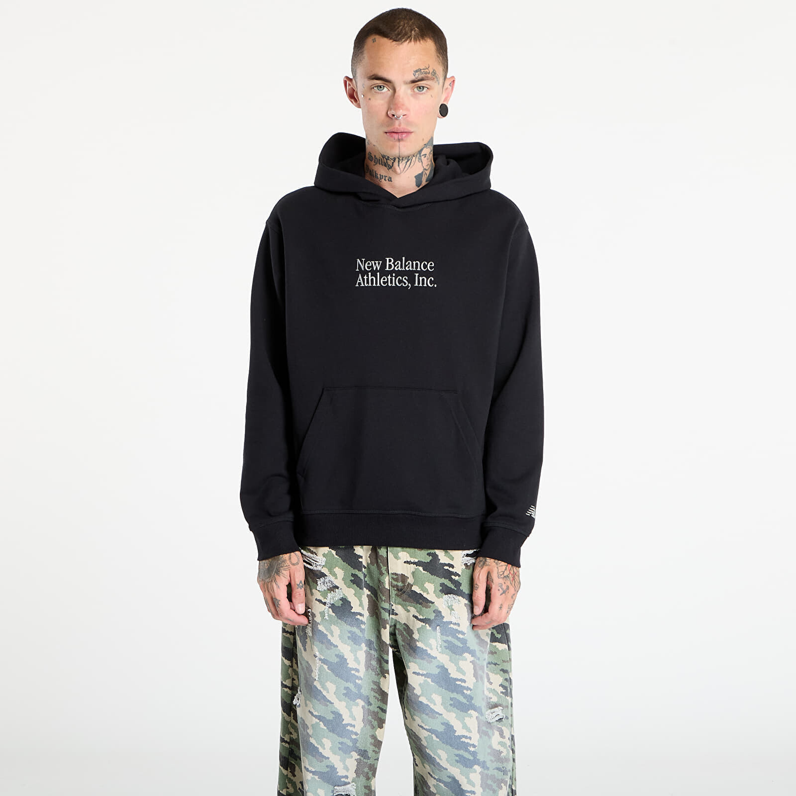 Mikina New Balance Athletics Classics Hoodie Black L