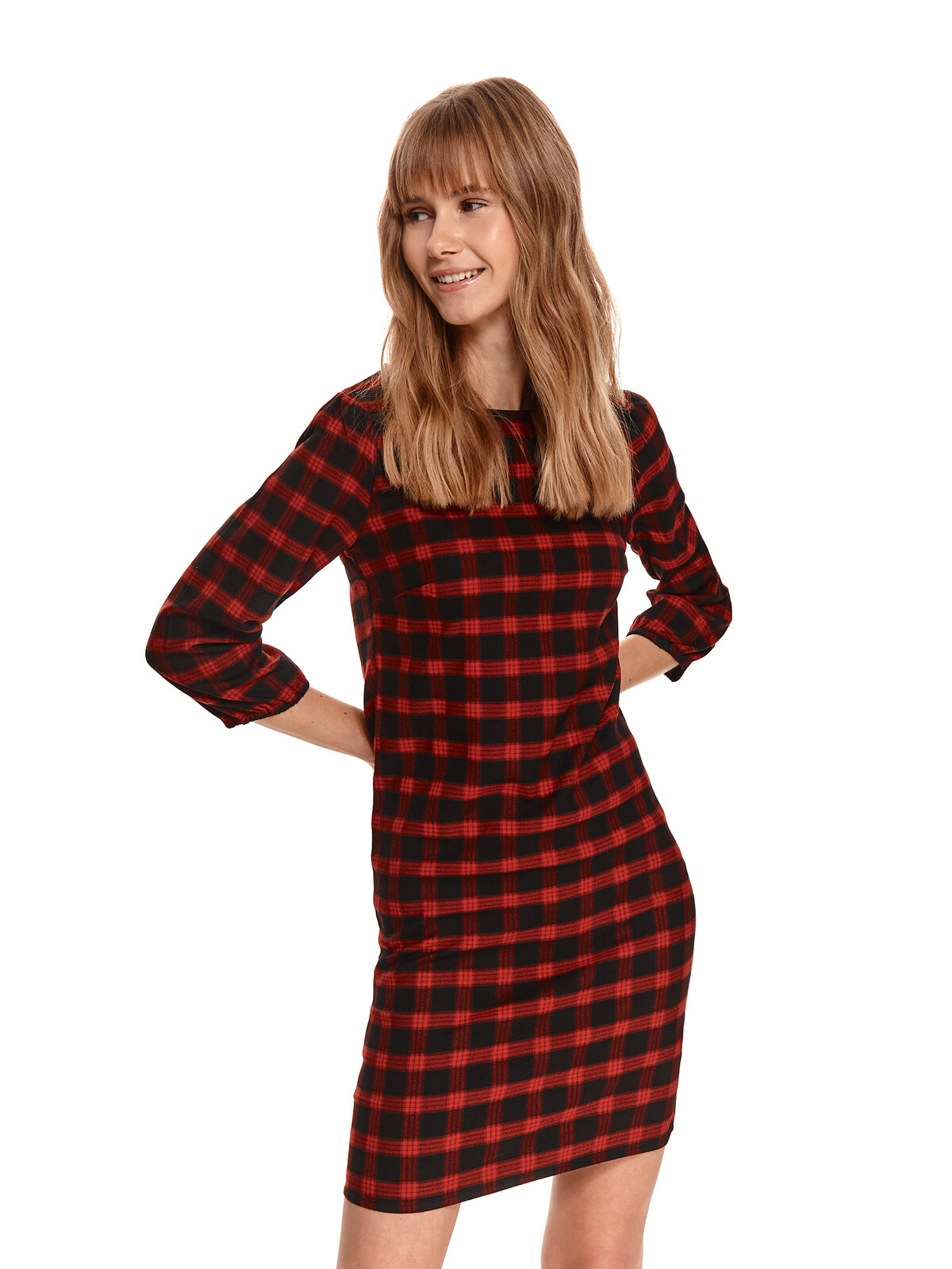 Dámske šaty Top Secret Checkered