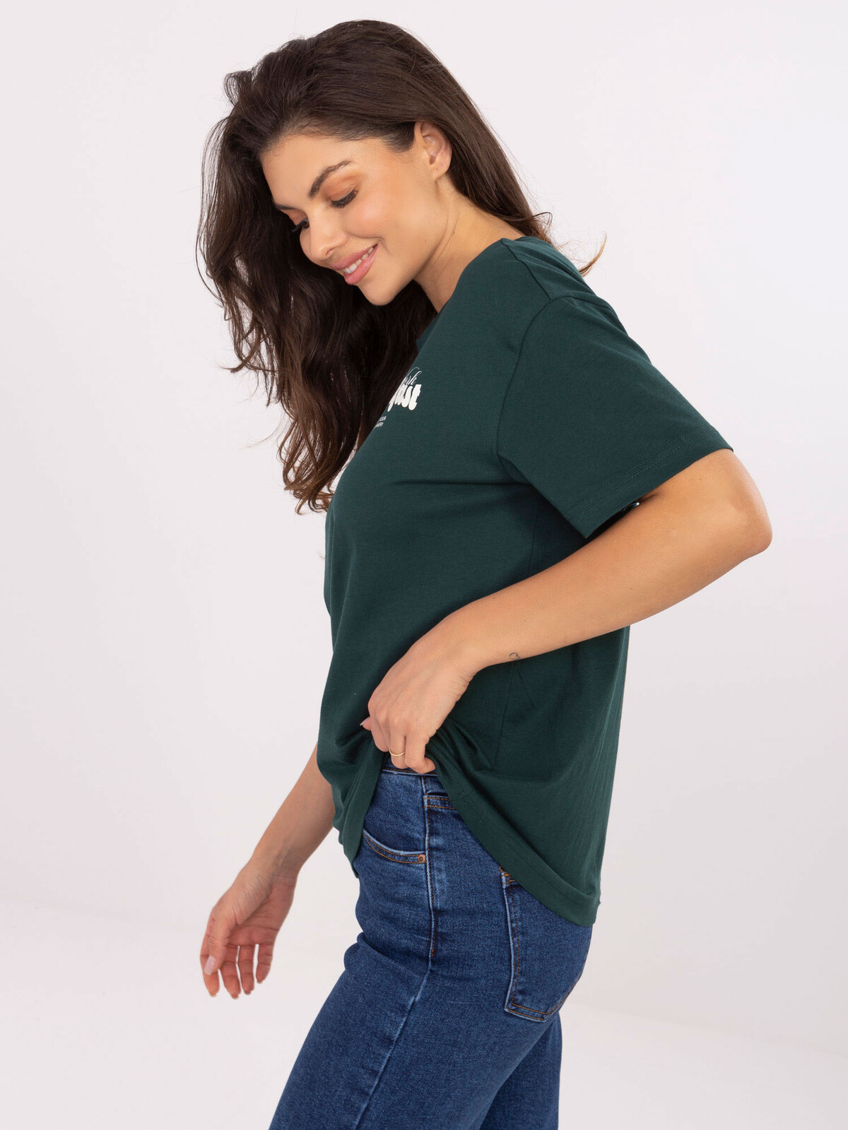 T-shirt-D12022M02645R-dark green