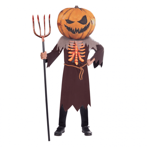 Amscan Detský kostým - Strašidelná tekvica Veľkosť - deti: M: 128 cm