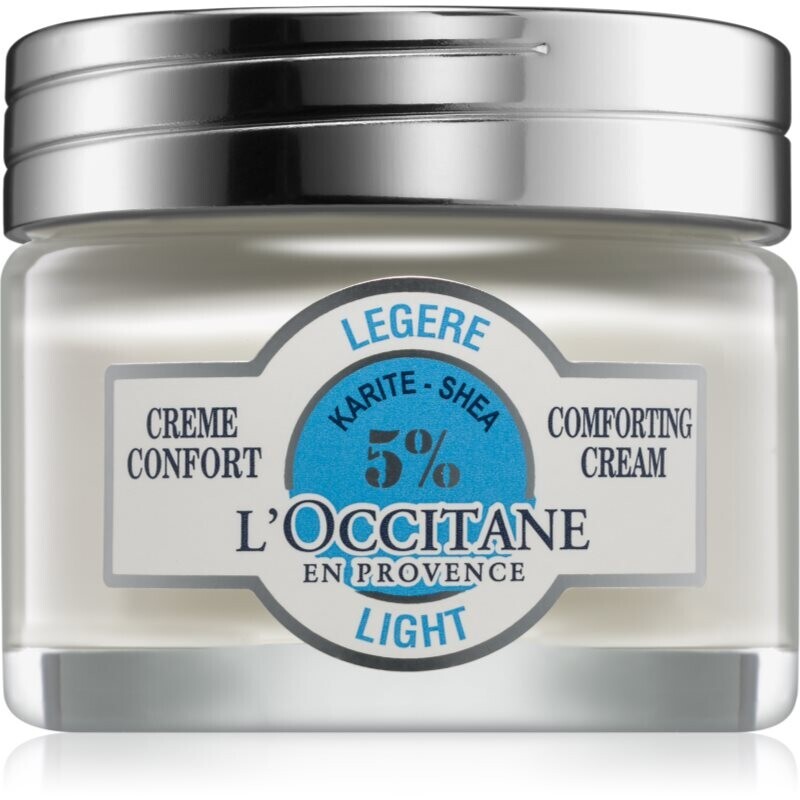 L’Occitane Karité Face Comforting Cream jemný pleťový krém s bambuckým maslom 50 ml