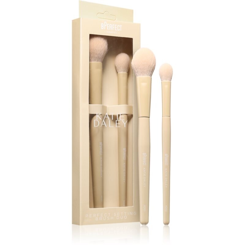 BPerfect Katie Daley Perfect Powder Setting Brush Duos sada štetcov 2 ks