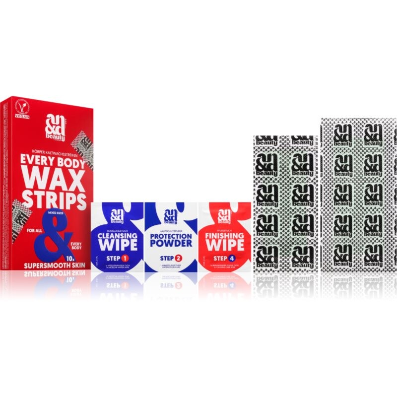 A.N.D. Beauty Wax Strips Every Body voskové depilačné pásiky na telo 2x10 ks
