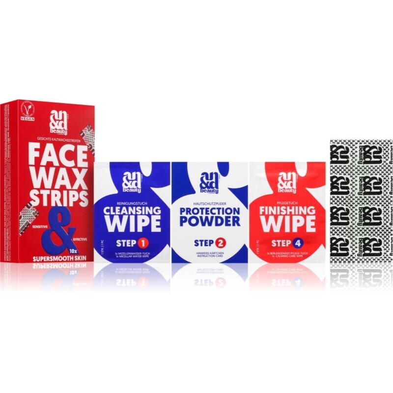 A.N.D. Beauty Wax Strips Face voskové depilačné pásiky na tvár 10x2 ks