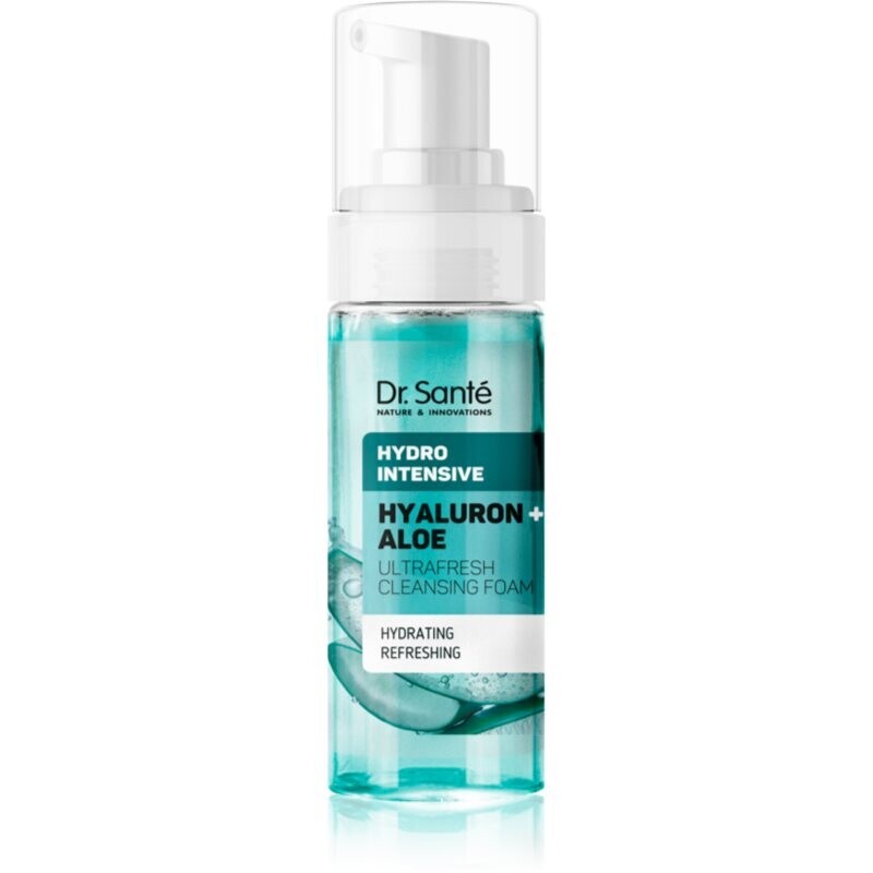 Dr. Santé Hydro Intensive Hyaluron + Aloe hydratačná čistiaca pena pre všetky typy pleti 150 ml
