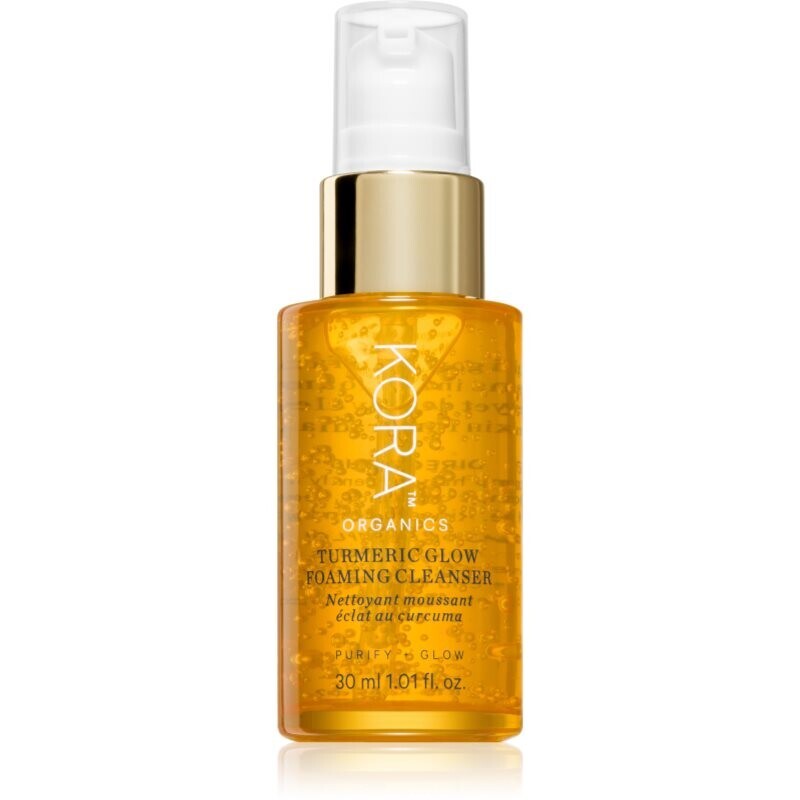 KORA Organics Turmeric Glow Foaming Cleanser čistiaca pena na tvár 30 ml