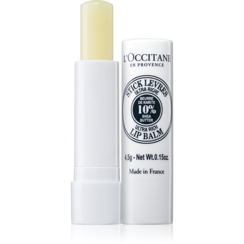 L’Occitane Karité Ultra Rich Lip Balm balzam na pery s bambuckým maslom 4.5 g
