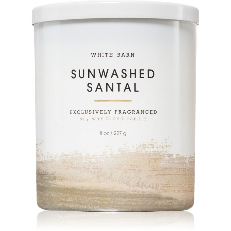 Bath & Body Works Sunwashed Santal vonná sviečka 227 ml