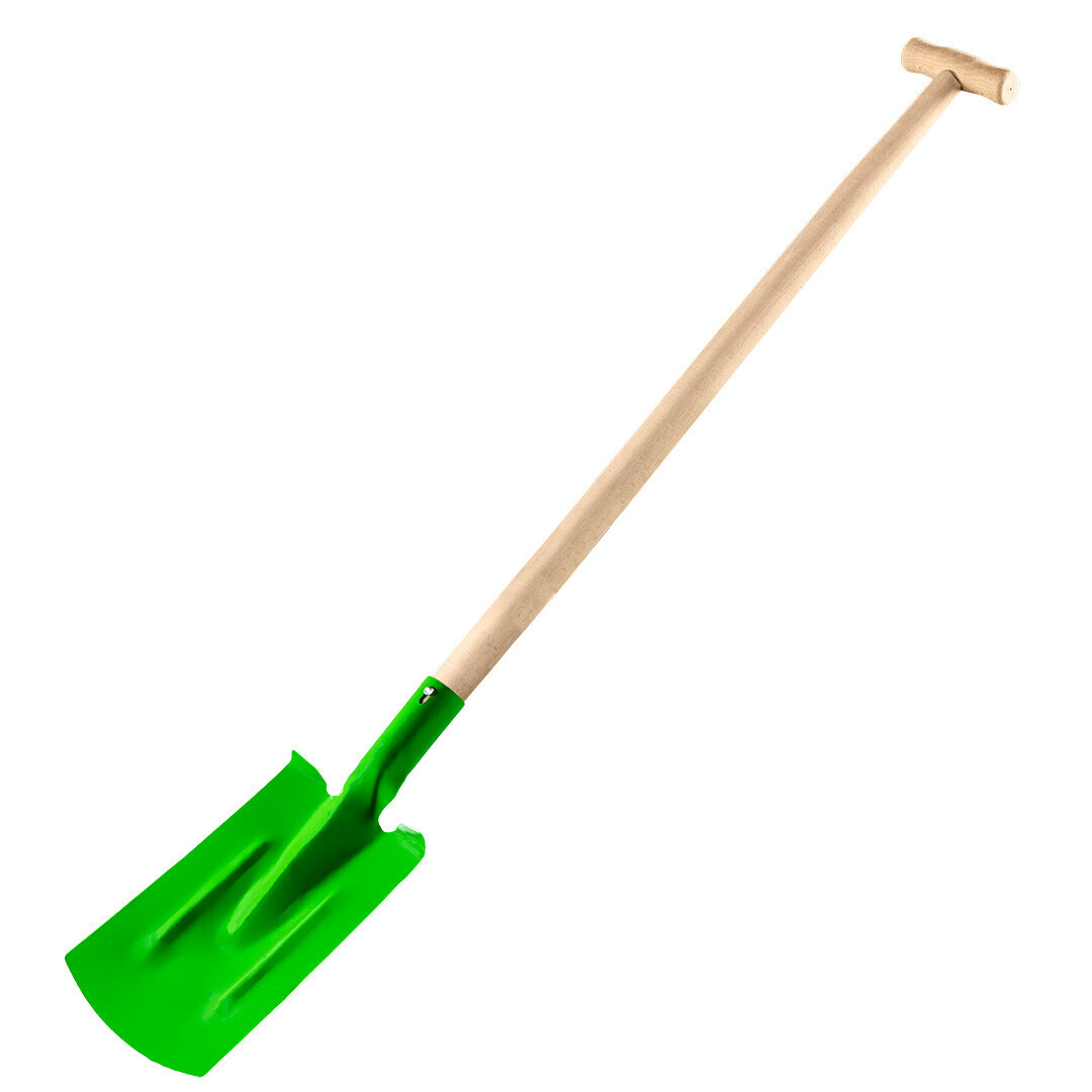 VERTO Rovný rýľ, drevená násada, 
