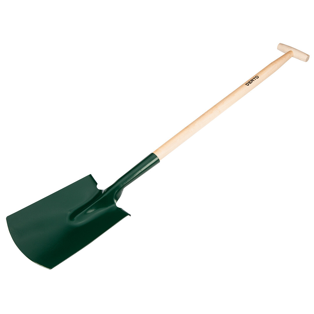 VERTO Rovný rýľ, drevená rukoväť, rukoväť typu 