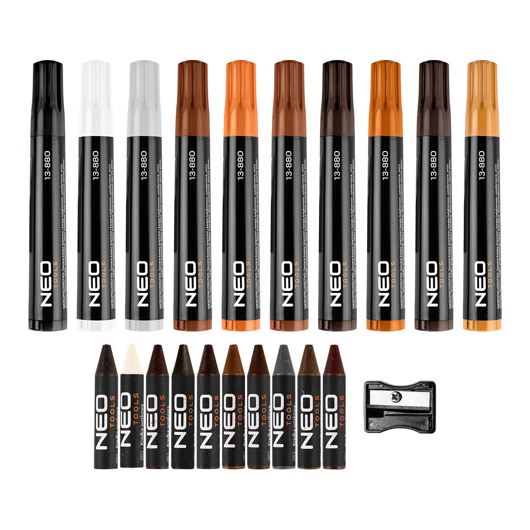 NEO TOOLS Sada ceruziek na opravu nábytku 21 položiek 13-880