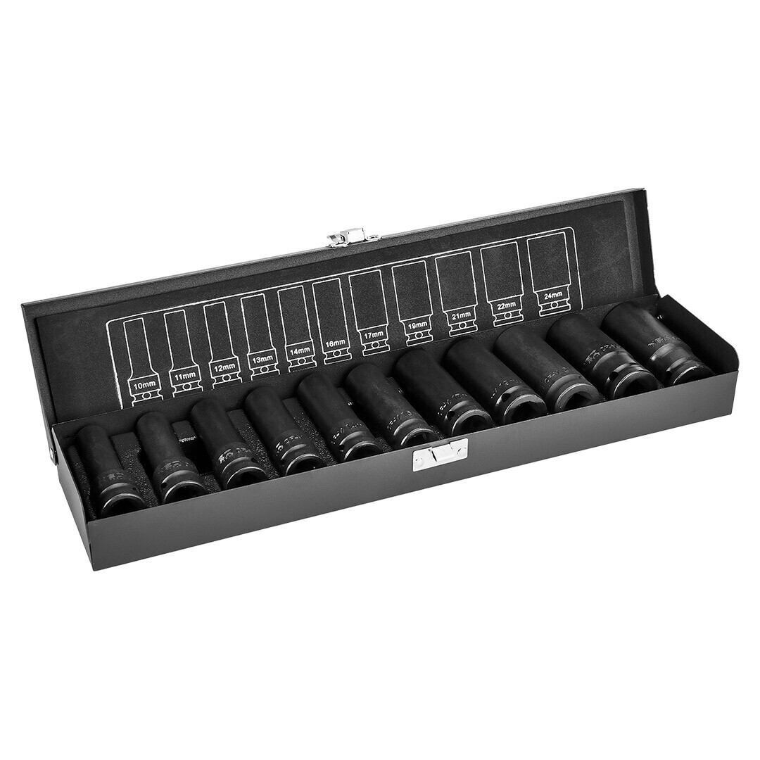 NEO TOOLS Sada nástrčných kľúčov 1/2