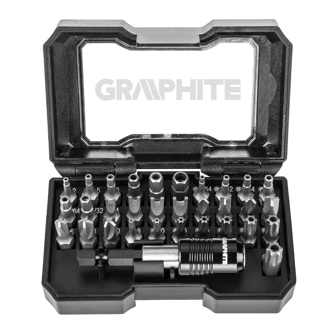 GRAPHITE Sada servisných bitov, 32 ks. 56H618