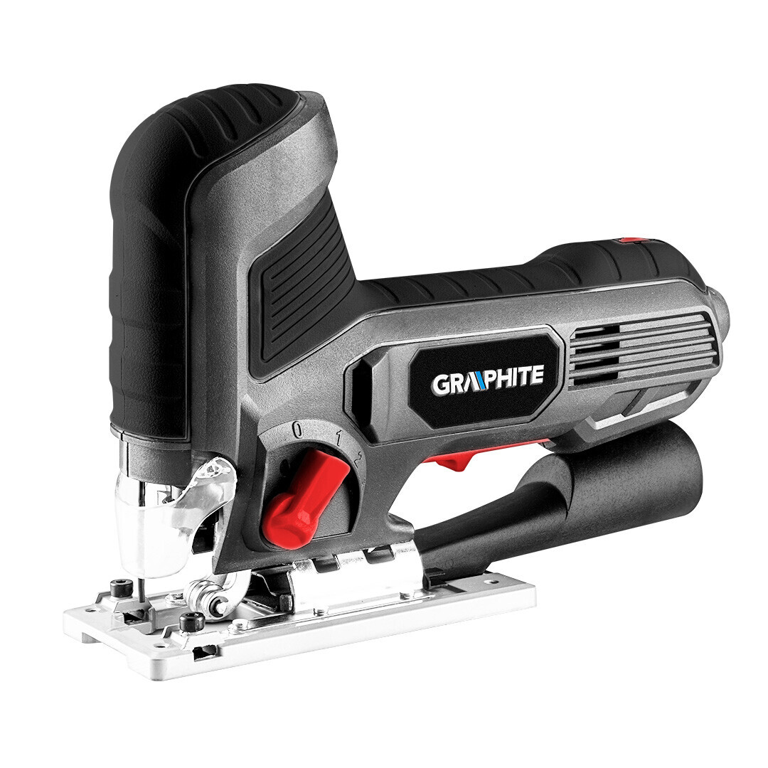 GRAPHITE Skicovacia píla 600 W, počet zdvihov 800-3000 ot/min, s držiakom tela 58G078