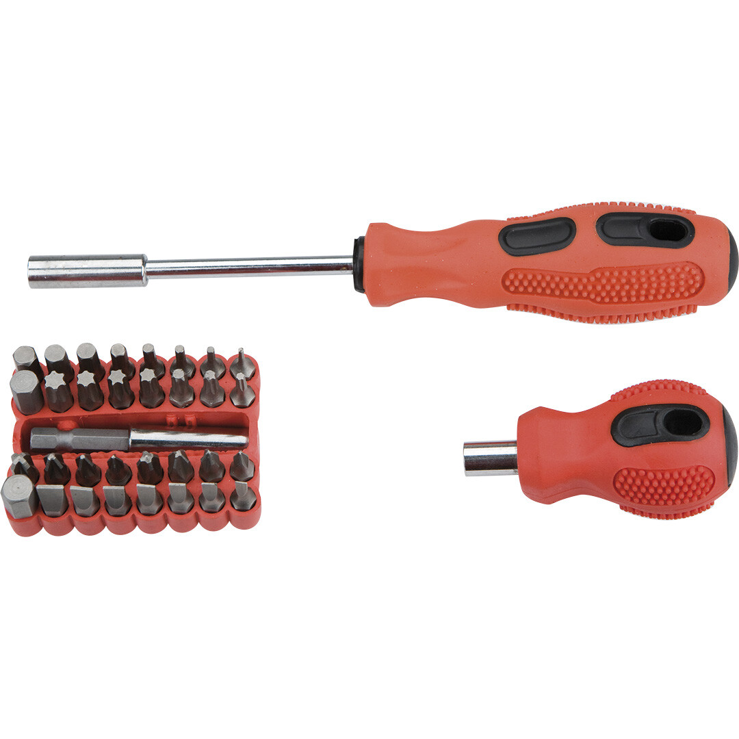 Top Tools Skrutkovacie bity s rukoväťou, sada 35 kusov 39D456