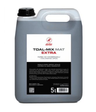 TOAL MIX EXTRA MAT - Tyre paint 5 L - concentrate