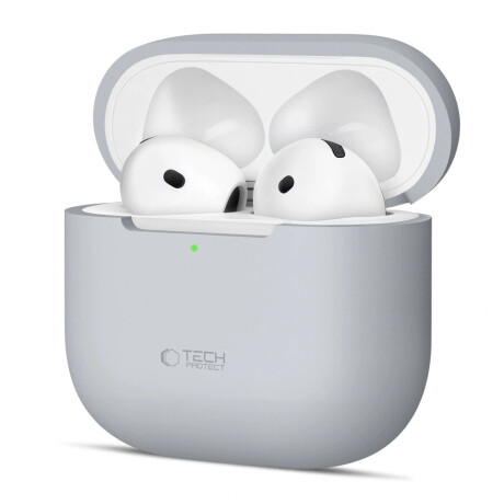 Tech-Protect Silicone puzdro na Apple AirPods 4, sivé
