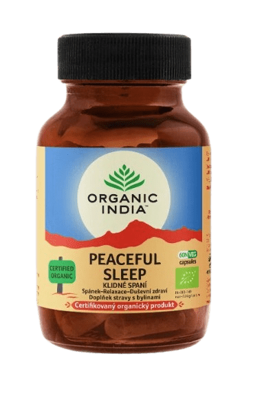 ORGANIC INDIA Peaceful Sleep Bio 60 kapsúl
