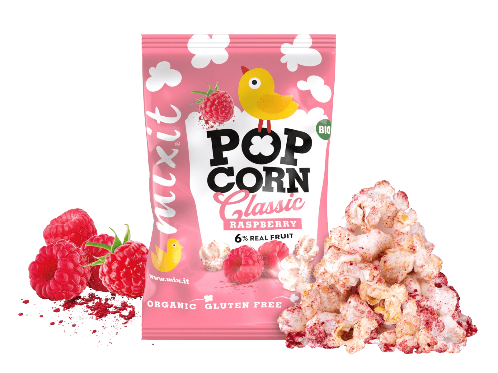 MIXIT BIO popcorn - Malina do vrecka 13 g